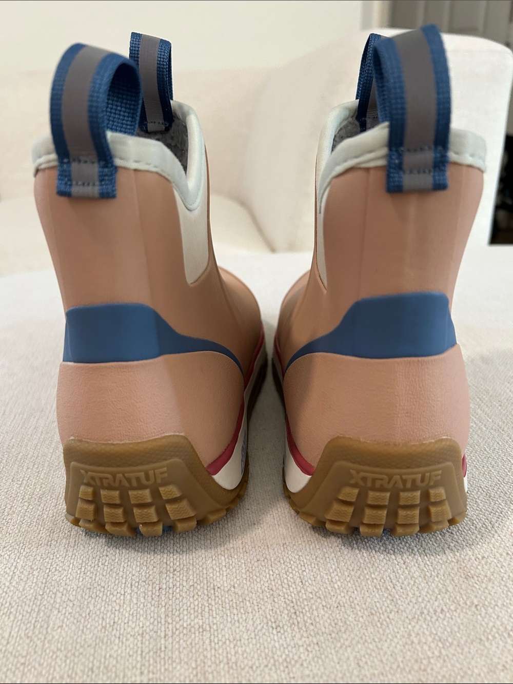 XTRATUF Ice Fleece Lined Waterproof Ankle Deck Boot, Rose, Size 8, NWOT Display - Picture 9 of 12